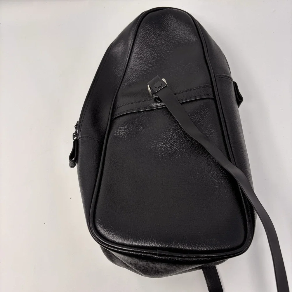 Vintage Fuji Photo Film Co. Leather Sling Carrying Bag Made In‎ Japan